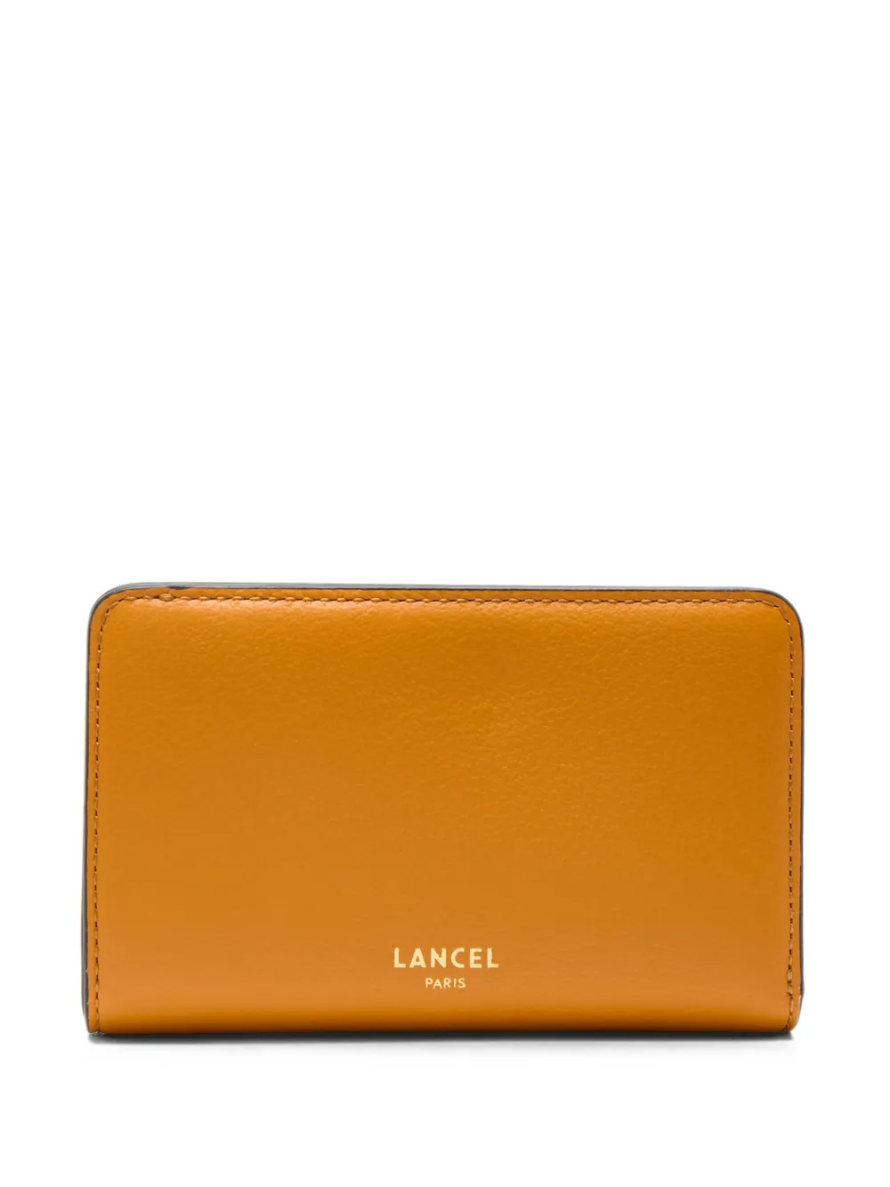 Lancel BCBG grained leather wallet - Arancione