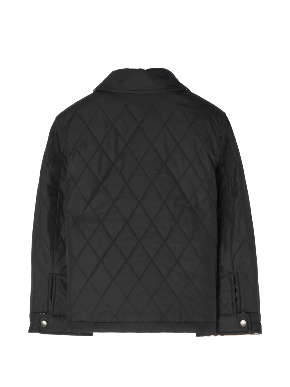 Burberry Kids Gewatteerd jack Zwart