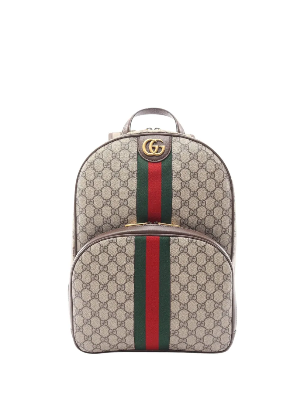 Gucci Pre-Owned 2016-2026 Medium GG Supreme Ophidia backpack - Toni neutri
