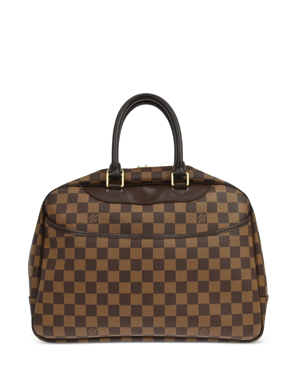 Louis Vuitton Pre-Owned 2002 Damier Ebene Deauville Satchel - Braun