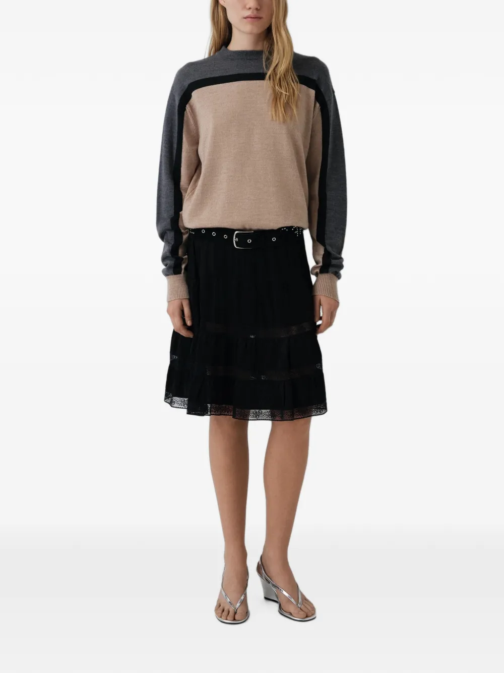 gimaguas スカート Gimaguas Cielo レーストリム スカート | ブラック | FARFETCH JP