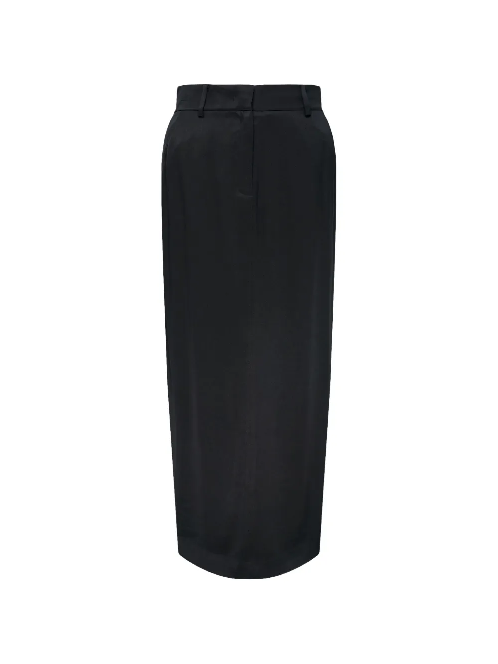 Club21 Collection Ambre crepe-texture belt-loops skirt Zwart