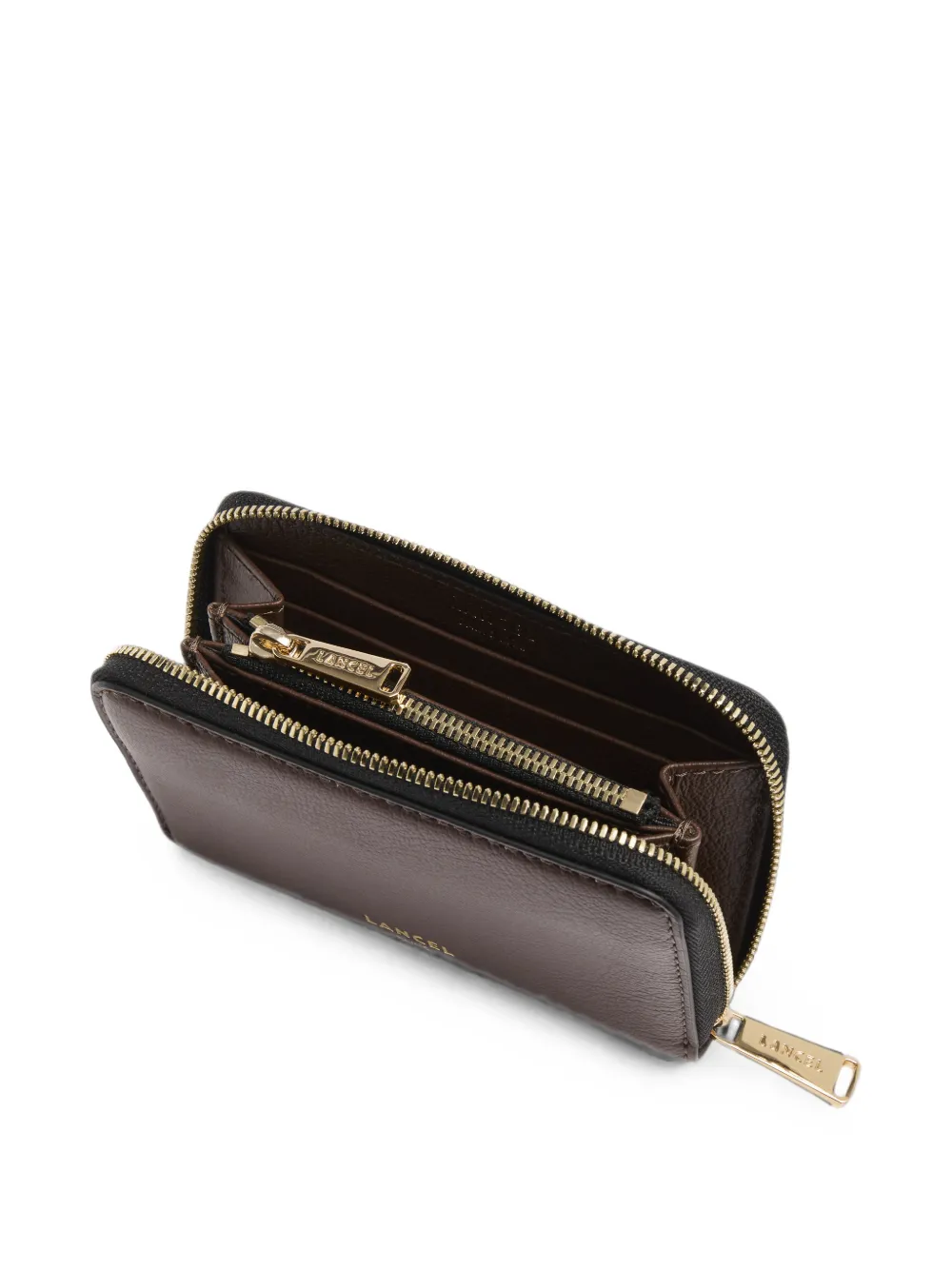 Lancel BCBG portemonnee met rits Bruin
