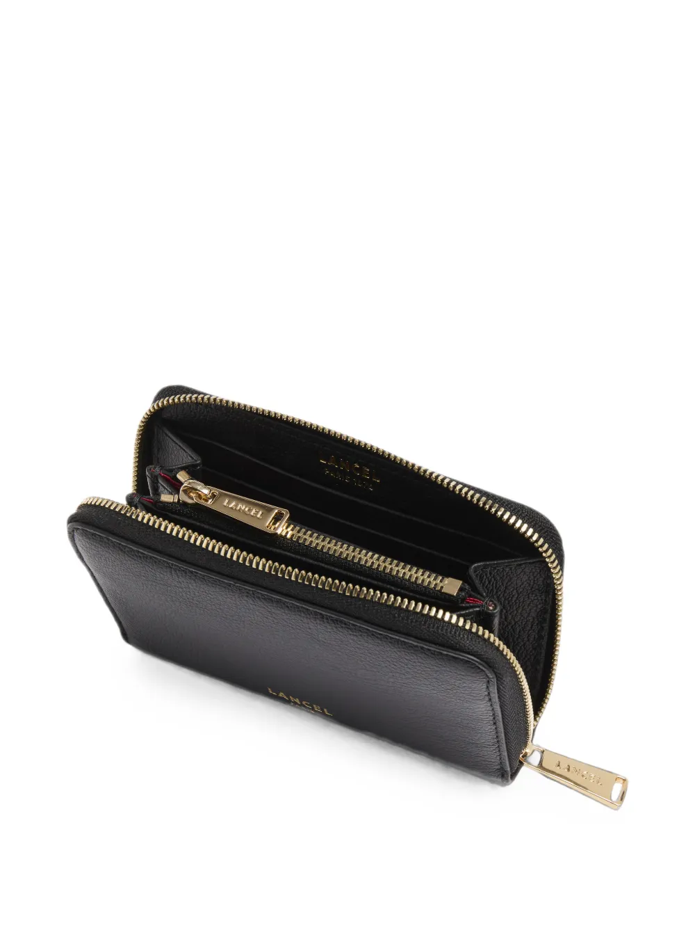 Lancel BCBG portemonnee met rits Zwart