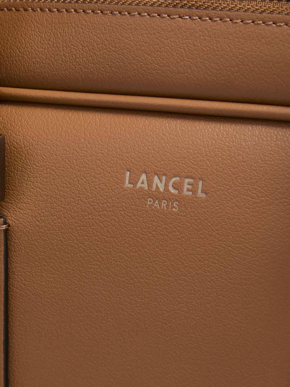 Lancel Edgard leren aktetas Bruin