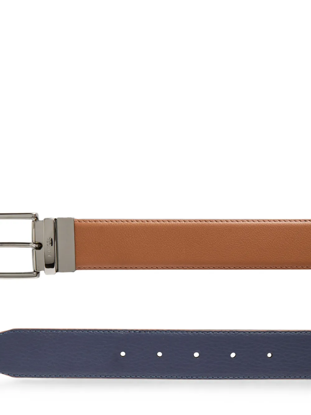 Lancel Aristide omkeerbare en verstelbare riem Bruin
