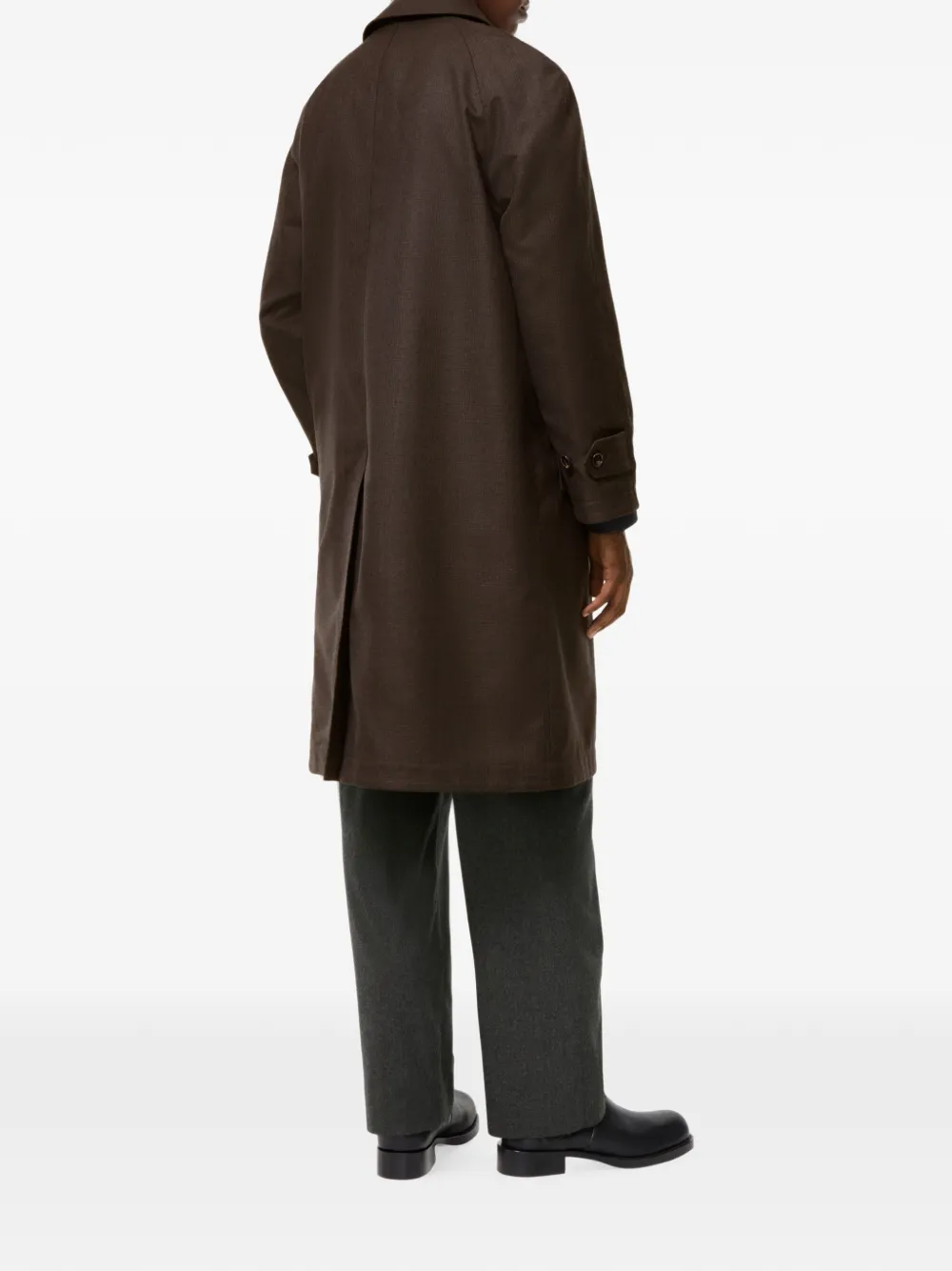Burberry Parkbury lange omkeerbare gabardine jas Bruin