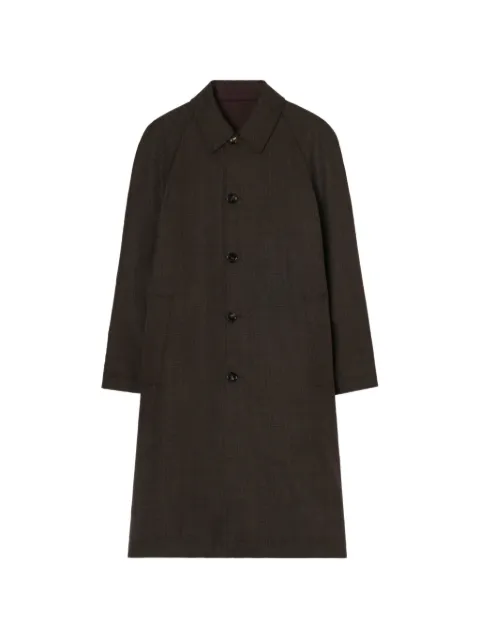 Burberry long reversible gabardine Parkbury car coat