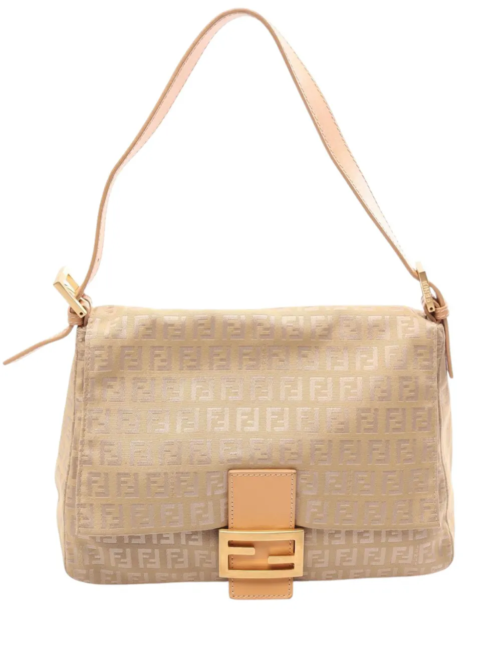 Fendi Pre-Owned 1990-2000 Zucchino Canvas Mamma Forever shoulder bag - Marrone
