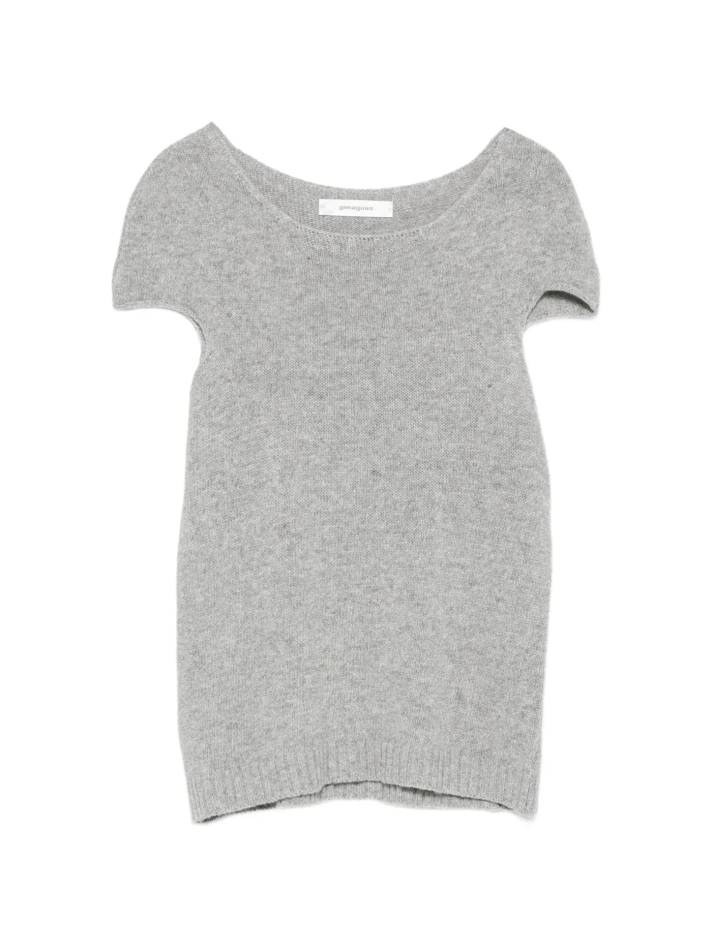 Gimaguas fine-knit cap-sleeve T-shirt