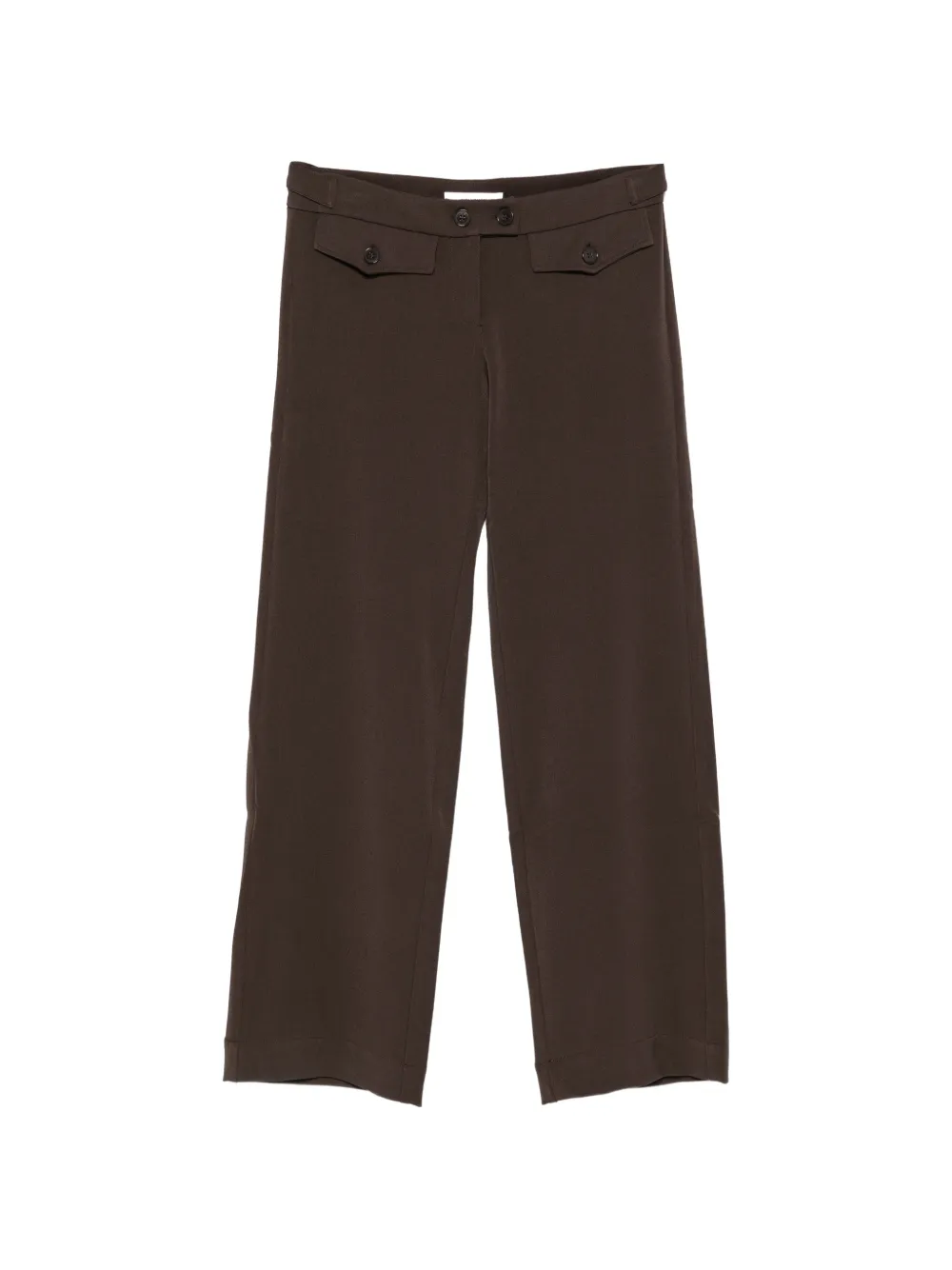 Gimaguas button-detail straight-leg trousers