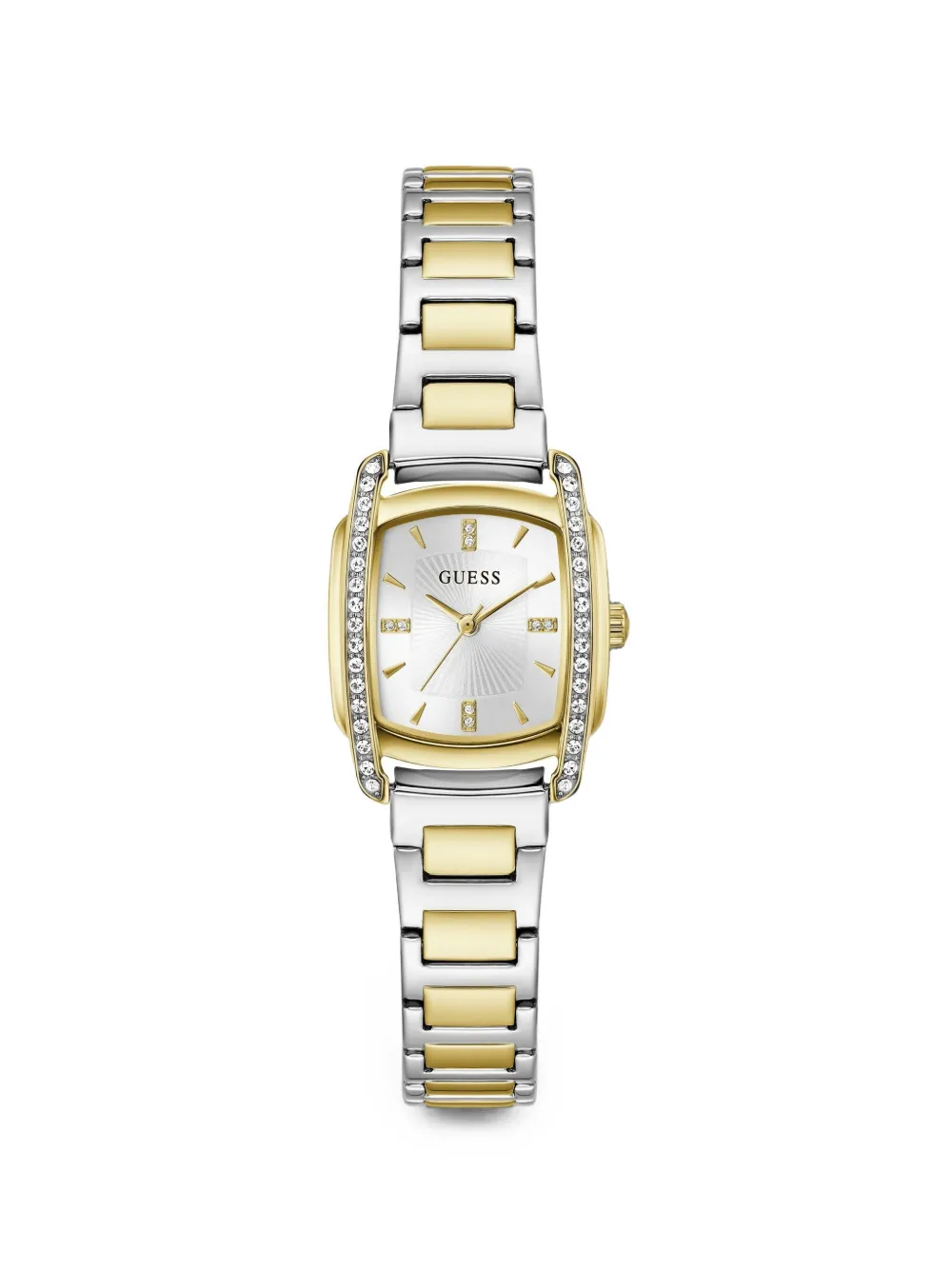 GUESS USA montre à logo imprimé 25 mm - Argent GUESS USA montre à logo imprimé 25 mm - Argent