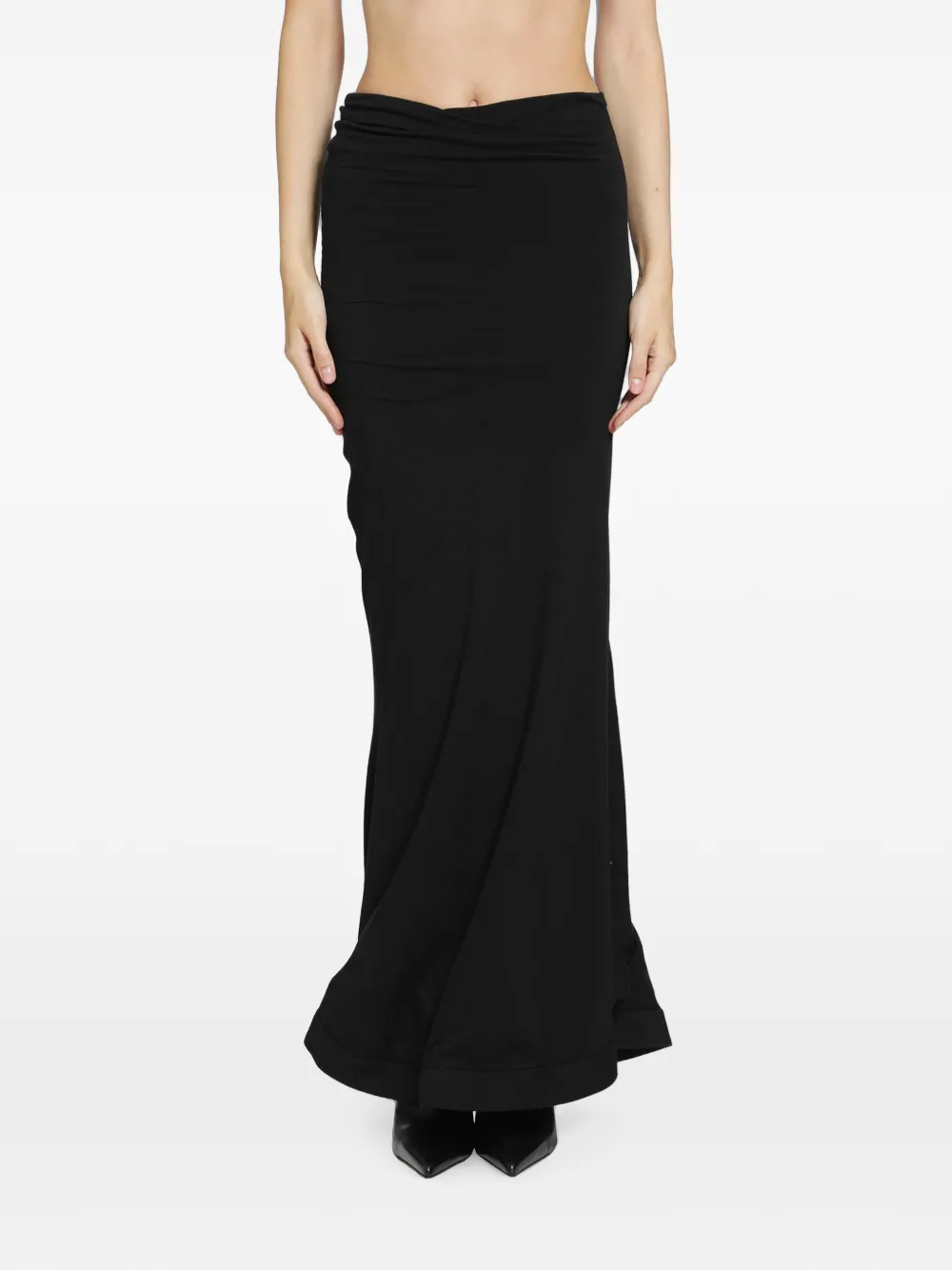 Junya Watanabe ruched-waist maxi skirt