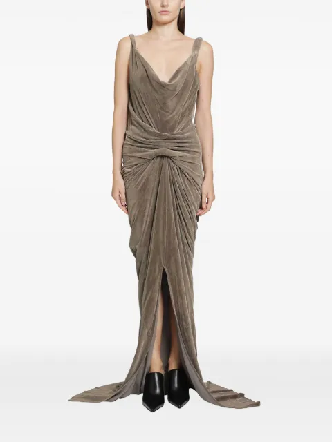 Rick Owens Strutter draped maxi dress