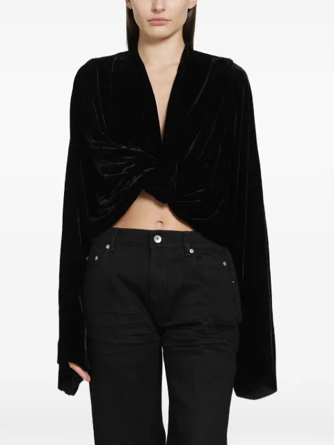 Rick Owens knot-detail top