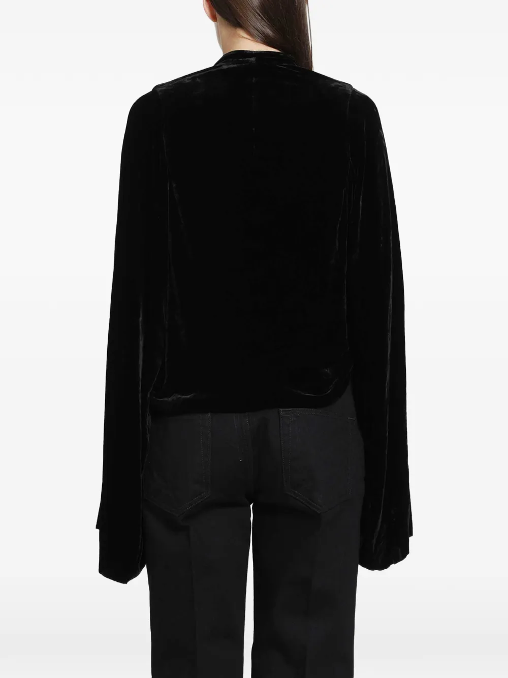 Rick Owens Top met geknoopt detail Zwart