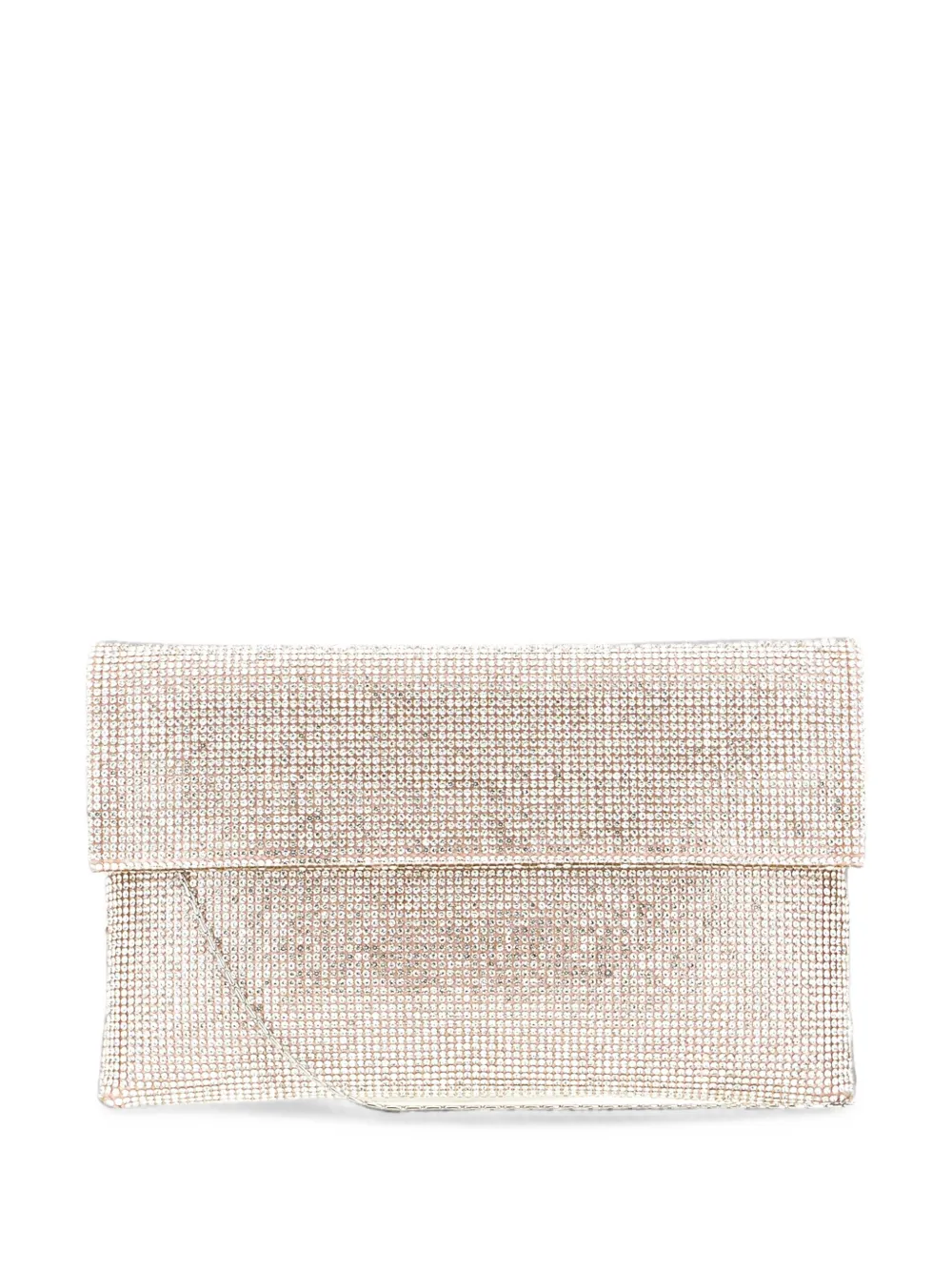 TWENTY FOURHAITCH Nyalis crystal-embellished clutch bag - Toni neutri
