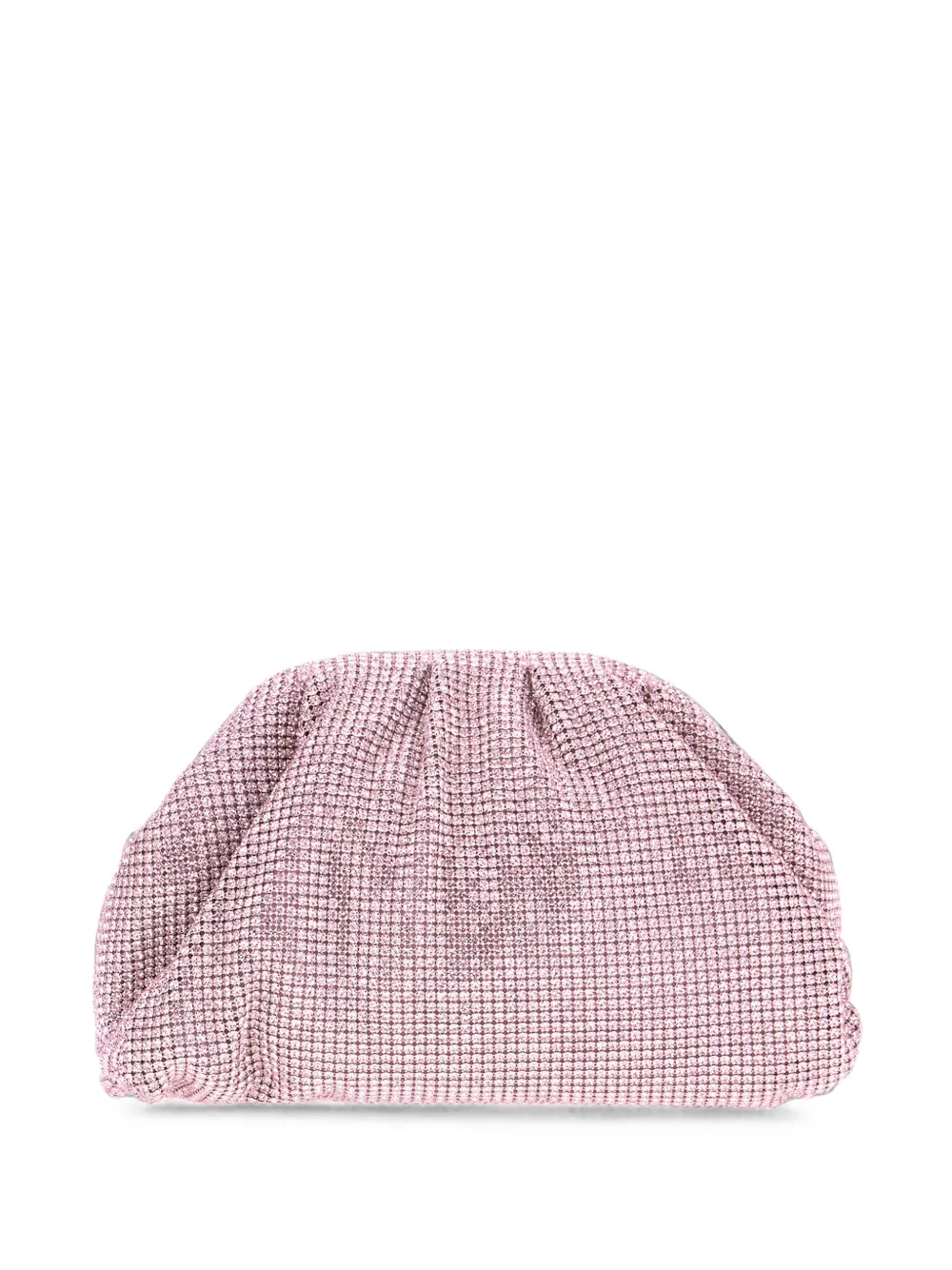 TWENTY FOURHAITCH Petra rhinestone-embellished clutch bag - Rosa