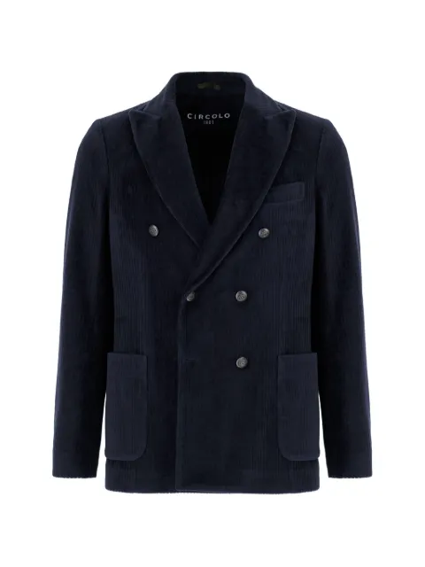 Circolo 1901 double-breasted corduroy jacket