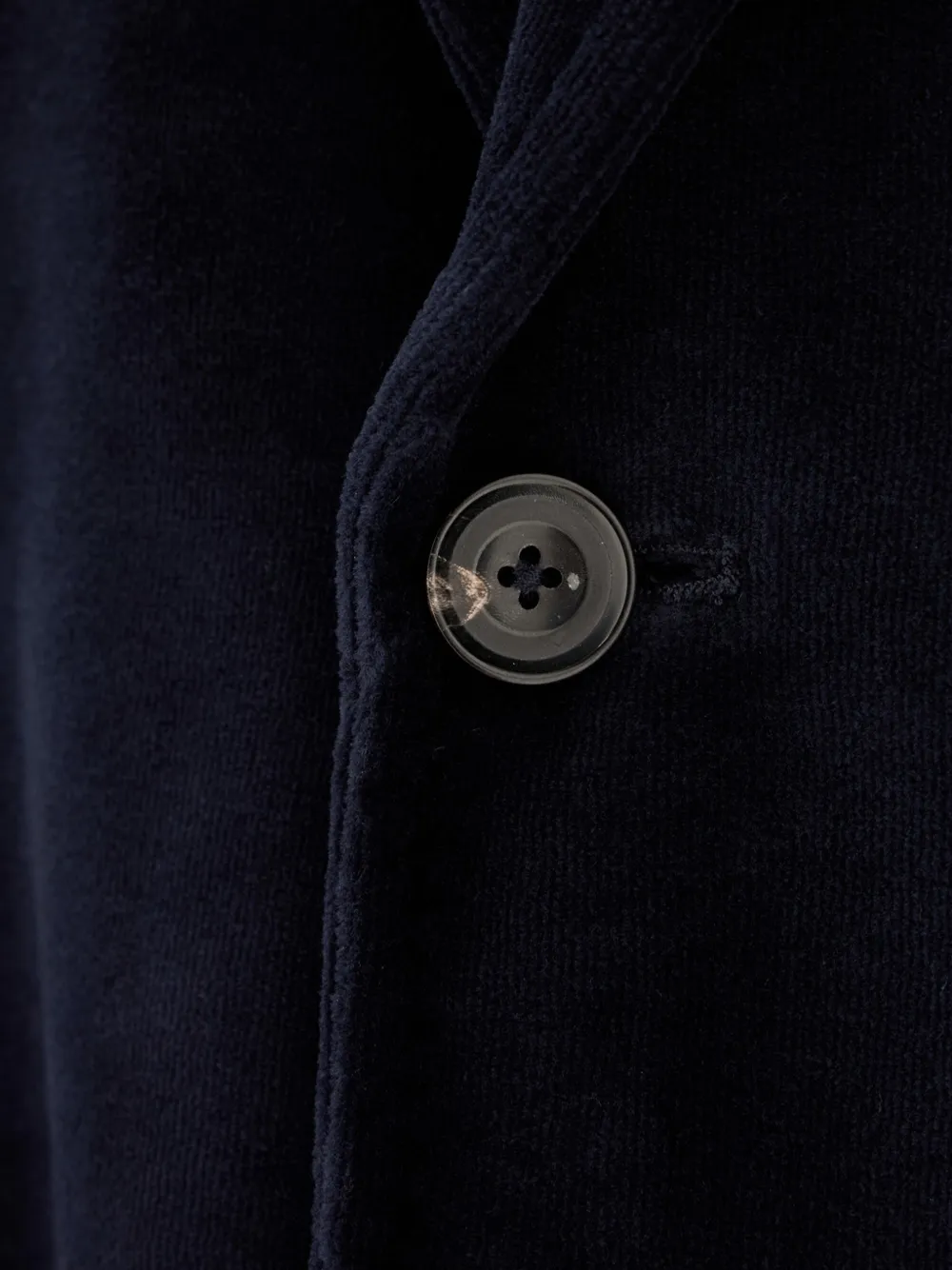 Circolo 1901 Fluwelen blazer met enkele rij knopen Blauw