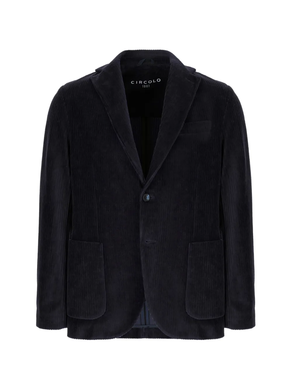 Circolo 1901 corduroy single-breasted blazer - Blu