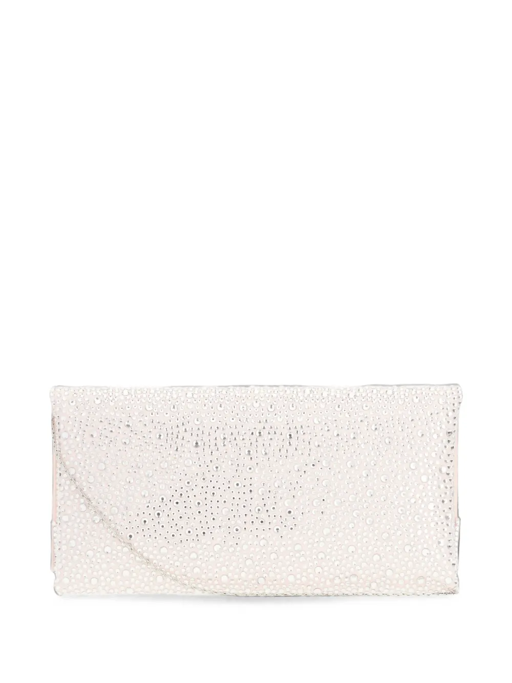 TWENTY FOURHAITCH Siria crystal-embellished clutch bag - Toni neutri