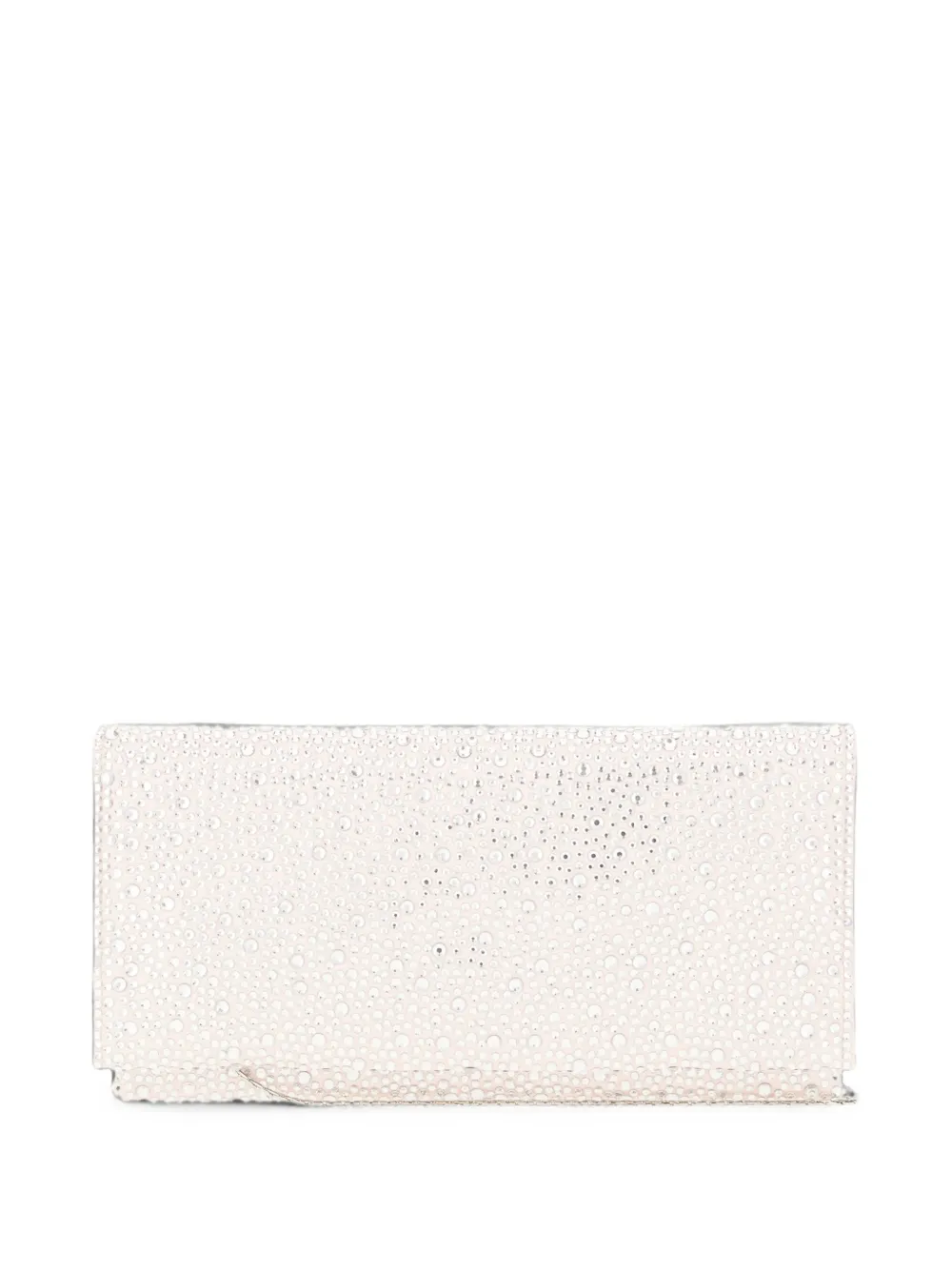 TWENTY FOURHAITCH Siria clutch verfraaid met kristallen Beige