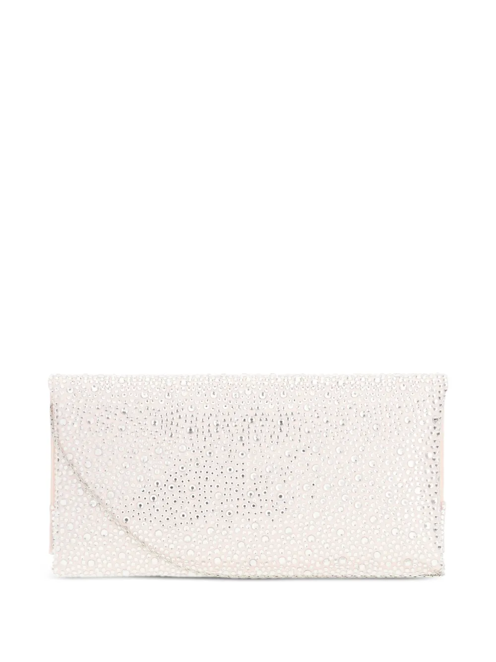 TWENTY FOURHAITCH Siria crystal-embellished clutch bag - Toni neutri