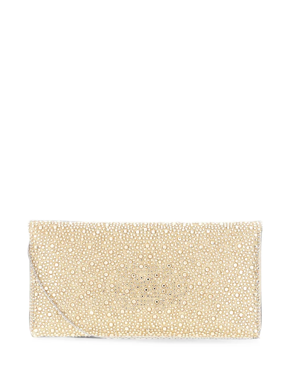 TWENTY FOURHAITCH Siria rhinestone-embellished clutch bag - Oro