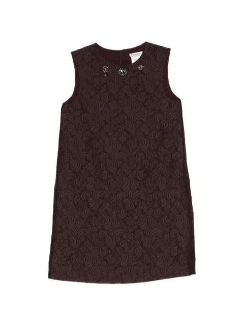 'S Max Mara robe en jacquard à coupe princesse