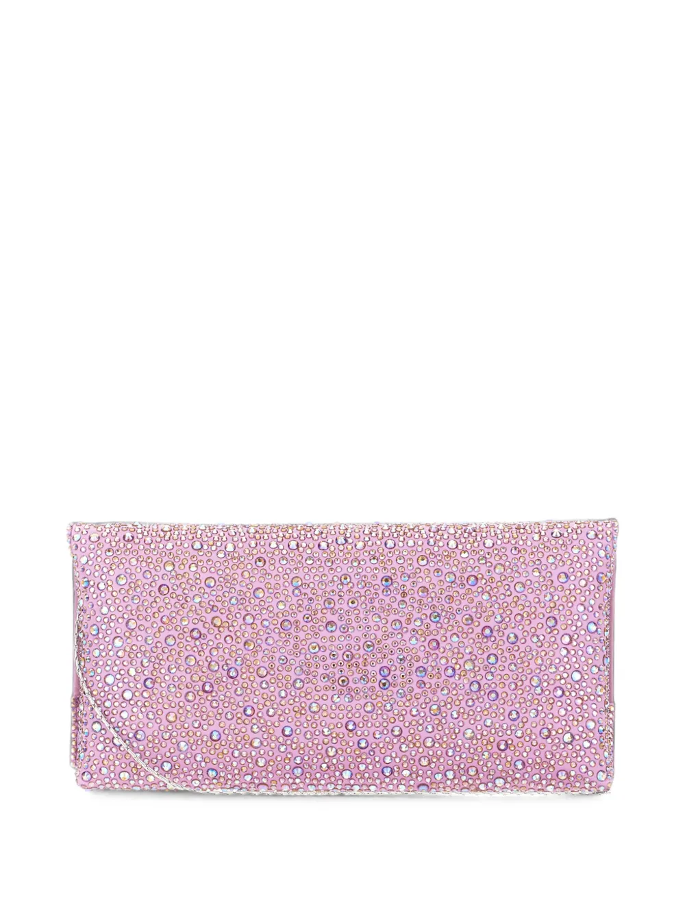 TWENTY FOURHAITCH Siria clutch verfraaid met stras Roze