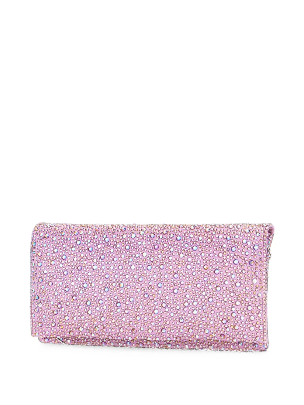 TWENTY FOURHAITCH Siria clutch verfraaid met stras Roze