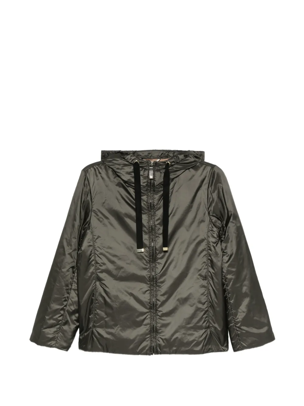 Max Mara padded water-repellent hooded jacket - kaki - Grün