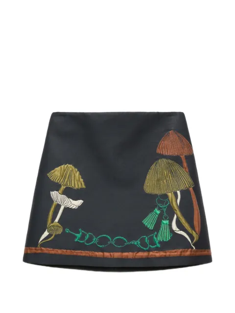 Dorothee Schumacher Trippy Garden embroidered mini skirt