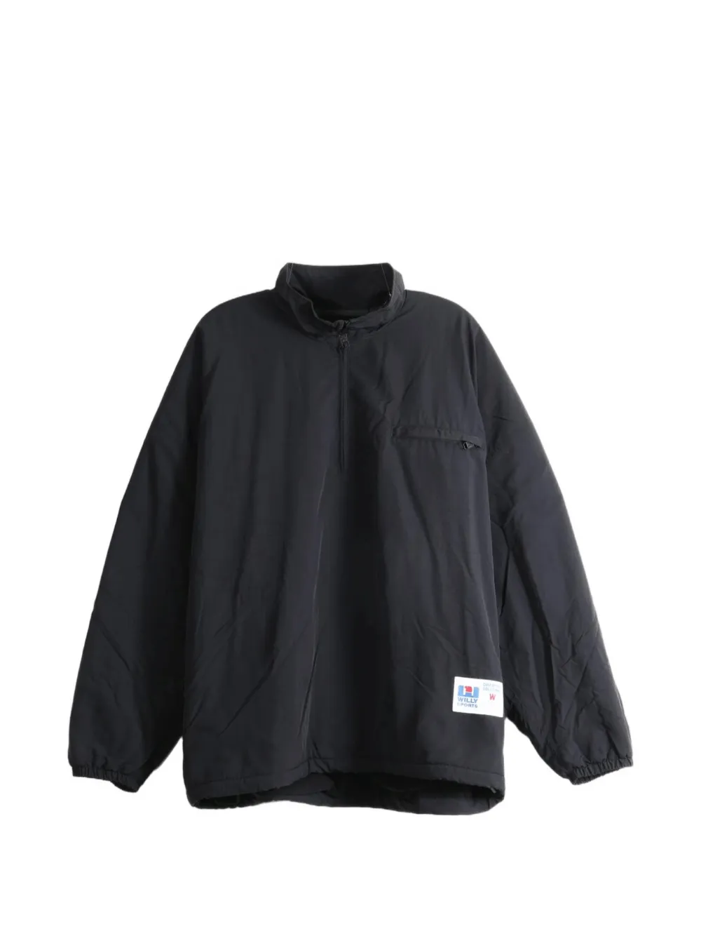Willy Chavarria Willy quarter-zip logo-patch jacket