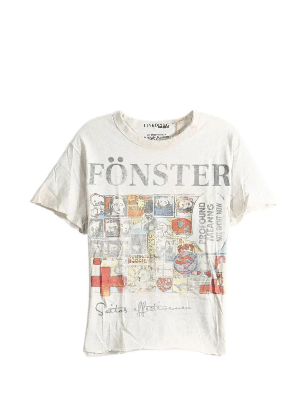 SAITOS Fonster raw-cut T-shirt