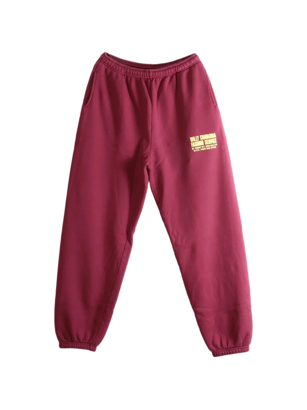 Willy Chavarria logo-print track pants