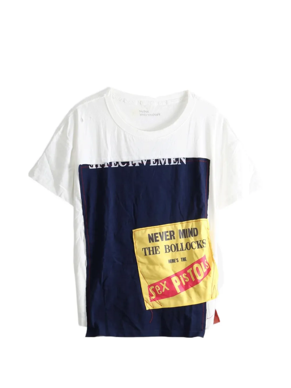 SAITOS Sex Pistols patch-detail T-shirt