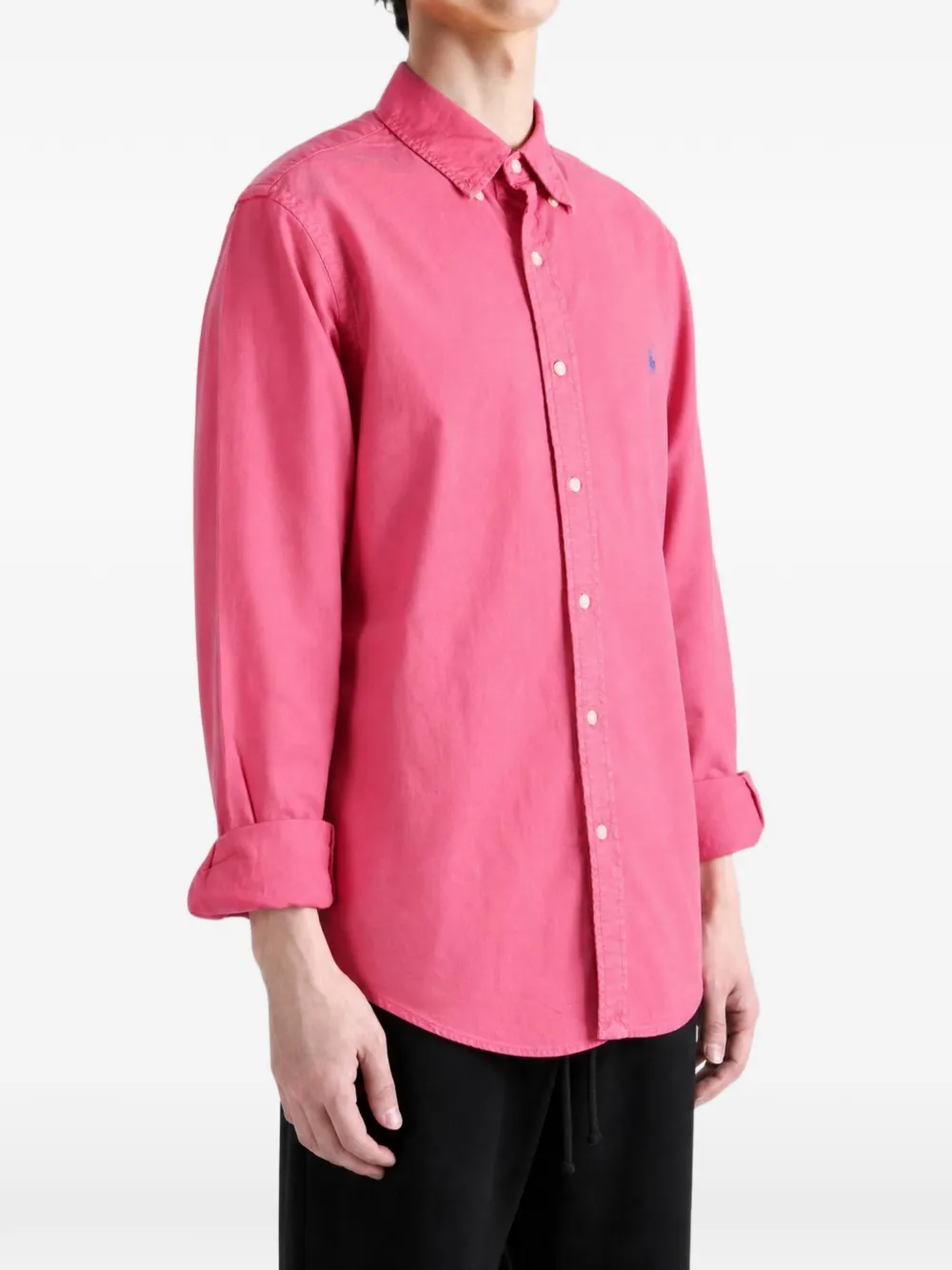 Polo Ralph Lauren Overhemd met geborduurd logo Roze