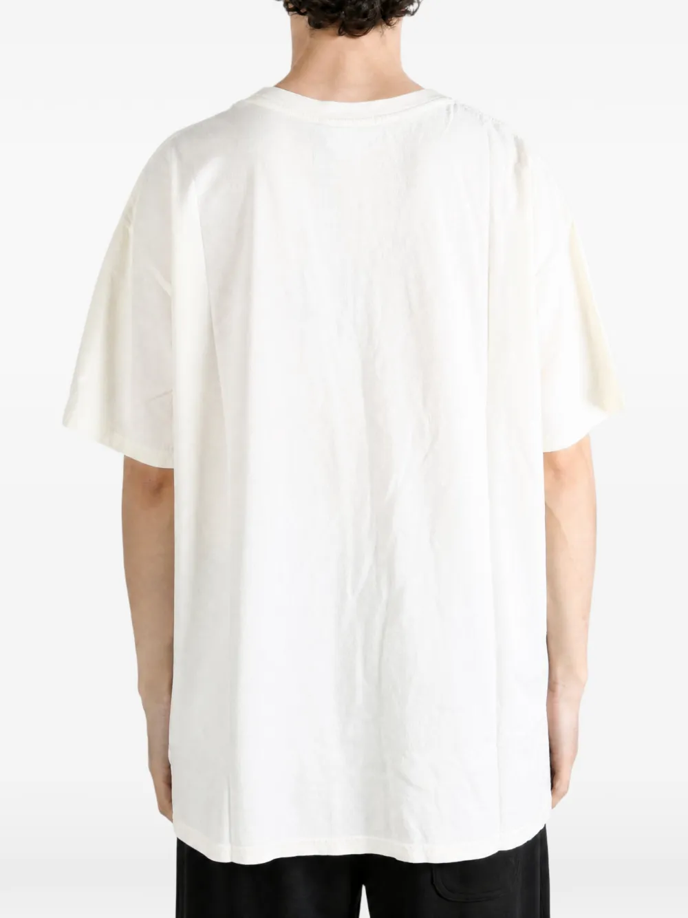 Willy Chavarria Payasadas! T-shirt met grafische print Beige