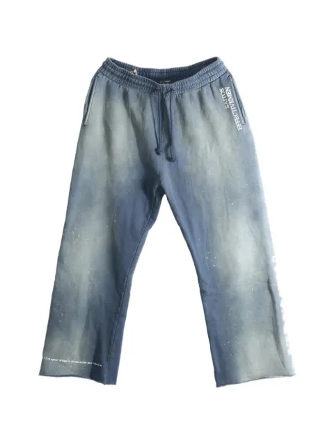 SAITOS Nirva washed-effect track pants