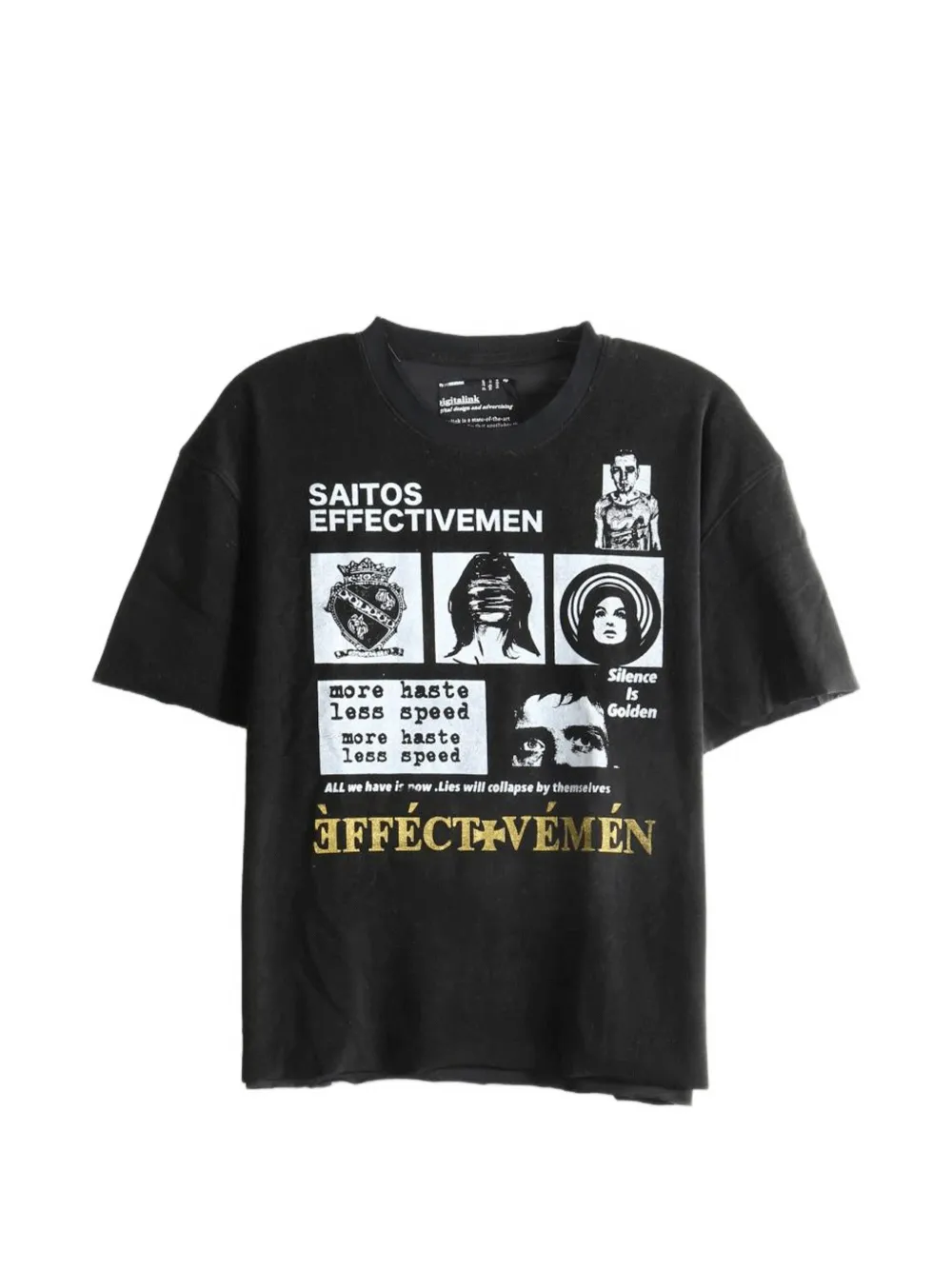SAITOS graphic-print cotton T-shirt