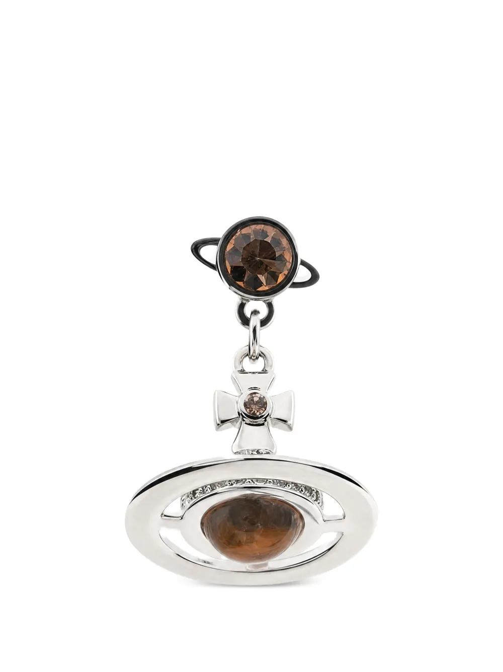 Vivienne Westwood Petite Orb Ohrringe - Silber