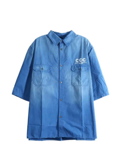 Willy Chavarria Corcoran faded-effect overshirt