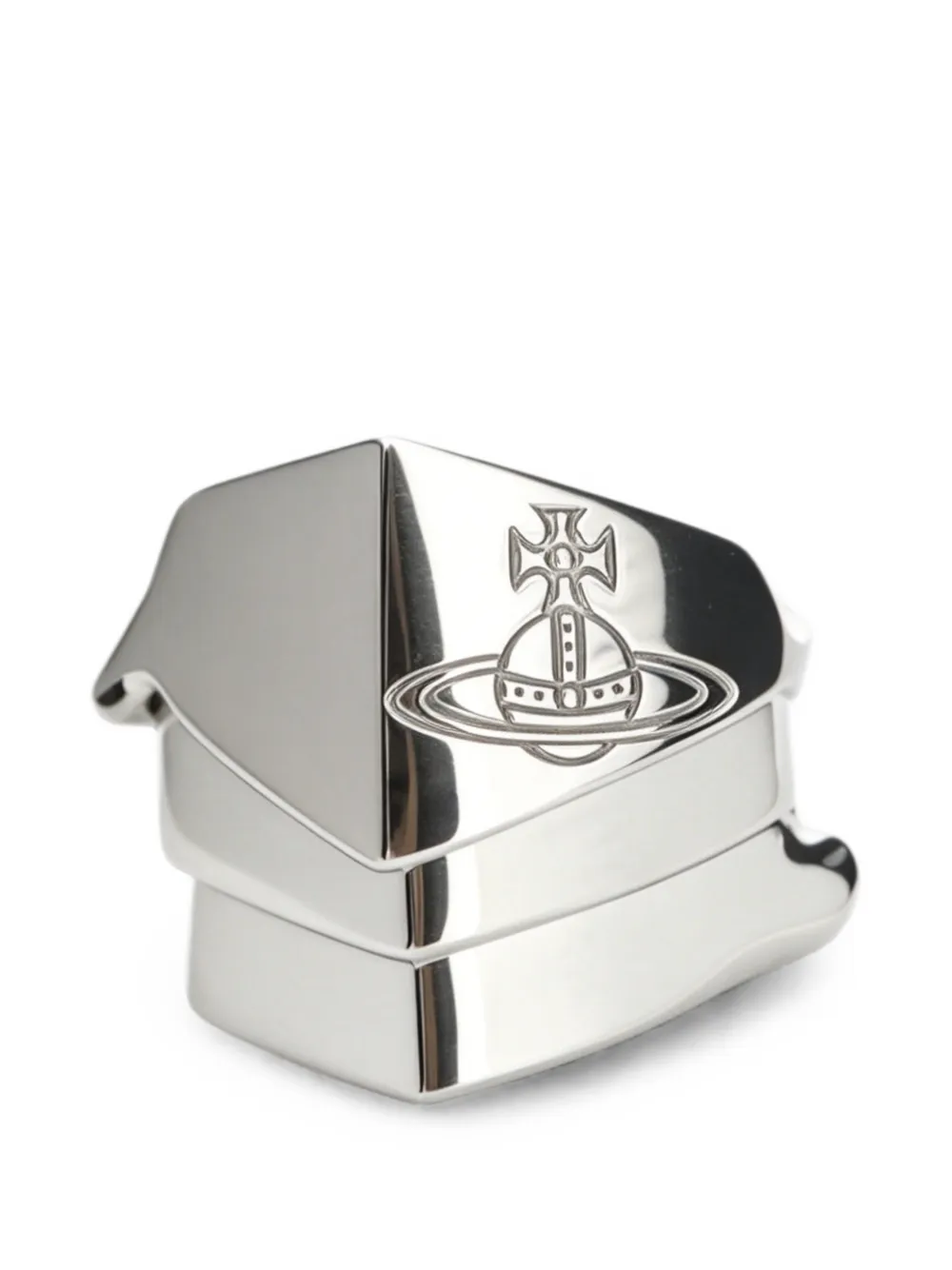 Vivienne Westwood Knuckleduster Orb-engraved ring