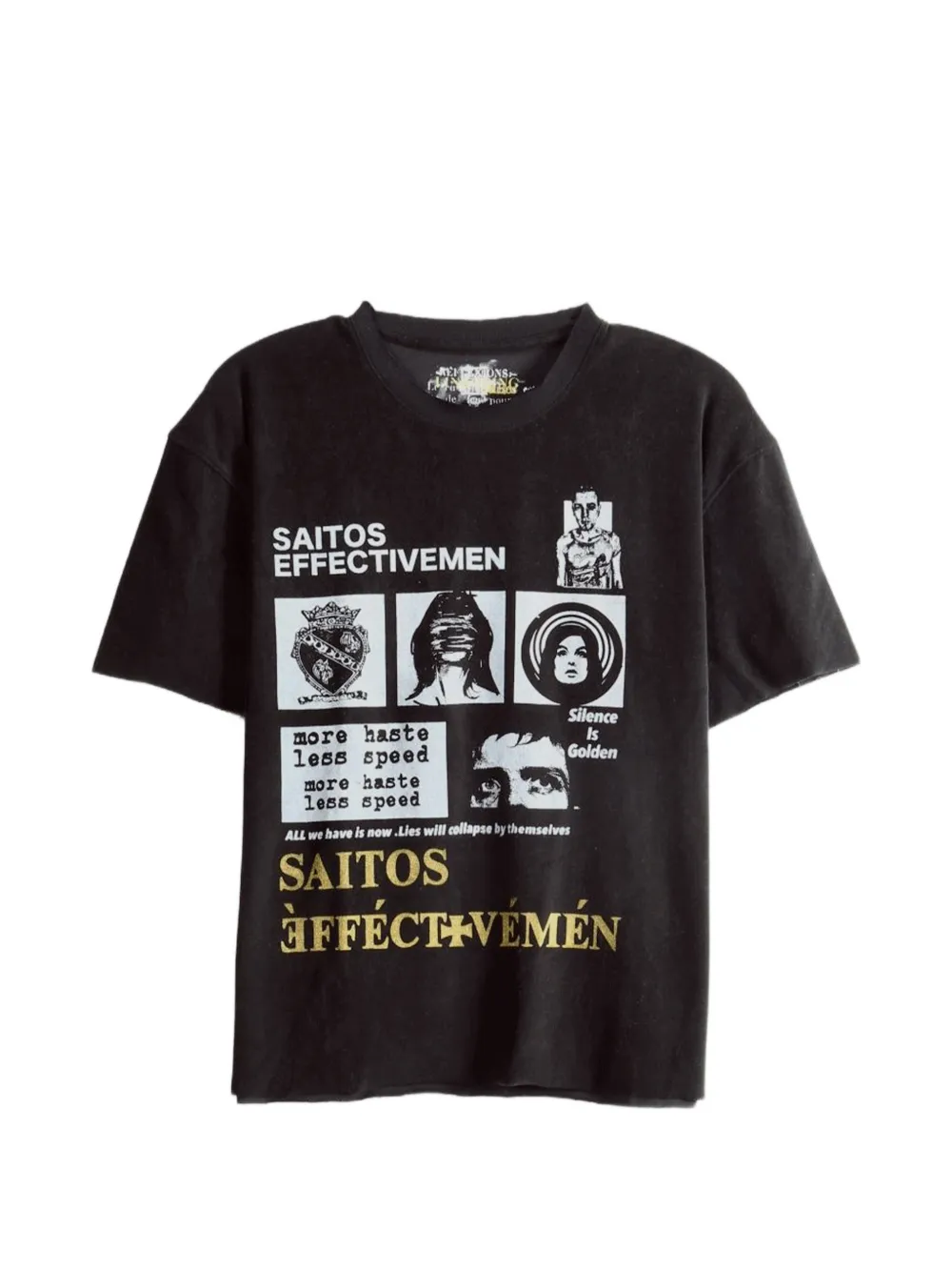 SAITOS Terry Collage graphic-print T-shirt