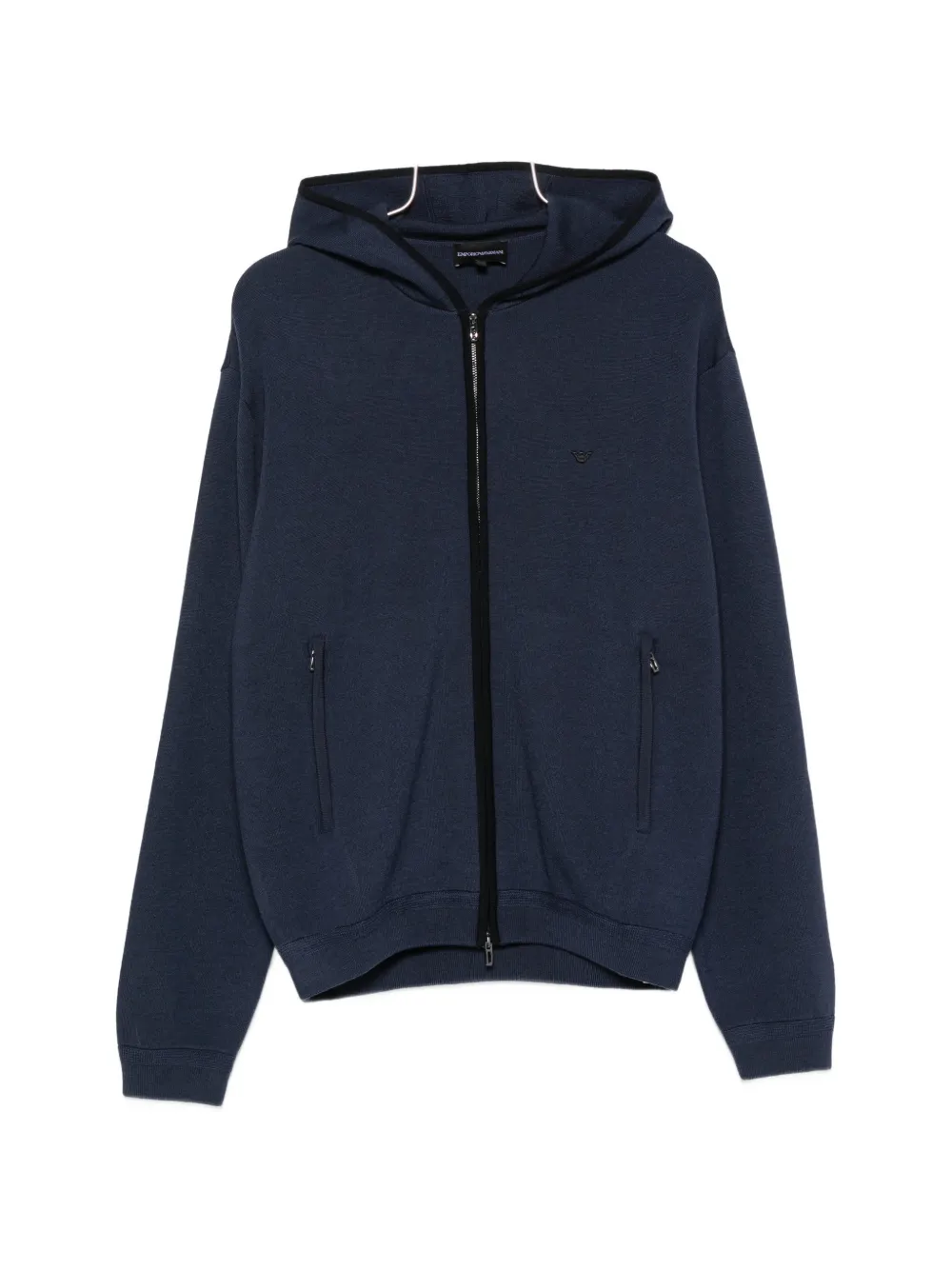 Emporio Armani zip-up hoodie - Blu