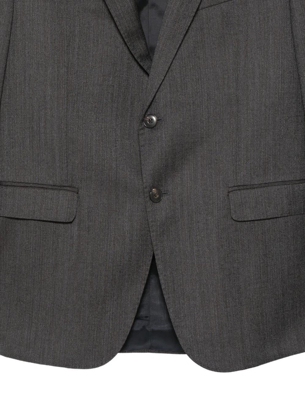 Emporio Armani Pak met enkele rij knopen Grijs