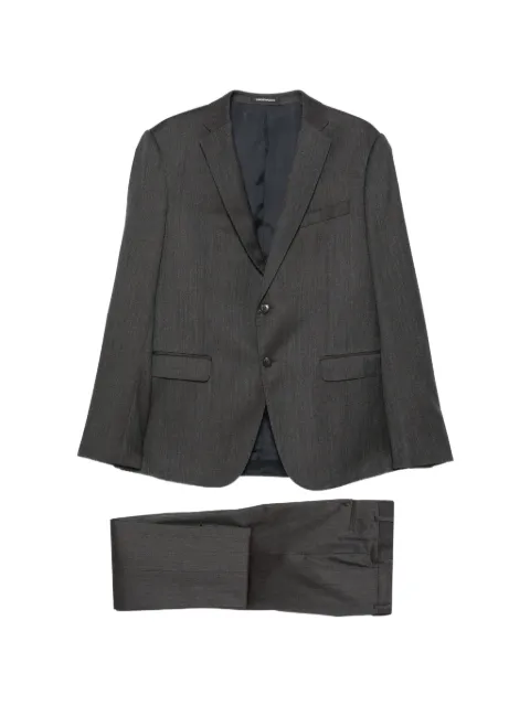 Emporio Armani notch-lapel single-breasted suit