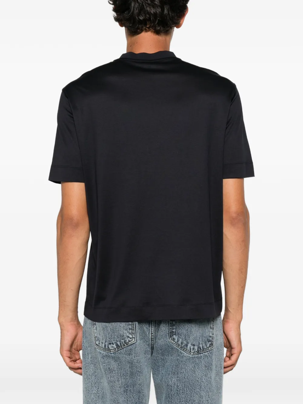 Emporio Armani T-shirt met grafische print Zwart
